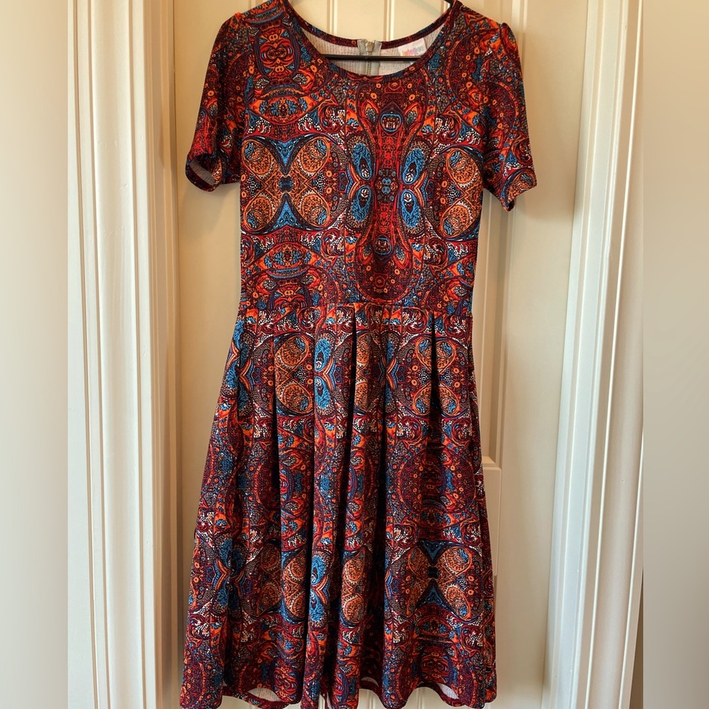Paisley Print Dress
